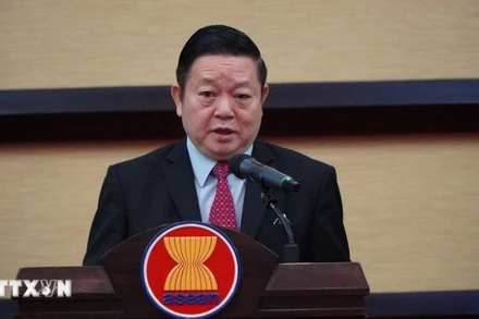 Tổng Thư ký ASEAN Kao Kim Hourn. (Ảnh: Đào Trang/TTXVN)
