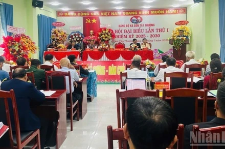 Đảng bộ xã Sơn Tây Thượng đặt mục tiêu nâng cao đời sống đồng bào Ca Dong trong nhiệm kỳ mới.