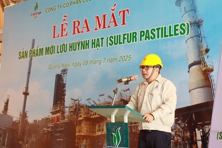 Tổng Giám đốc BSR Nguyễn Việt Thắng phát biểu tại buổi lễ.