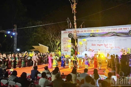 Sắc màu văn hóa của các dân tộc thiểu số Lâm Đồng được lan tỏa, lưu giữ, trao truyền trong không gian văn hóa cộng đồng.