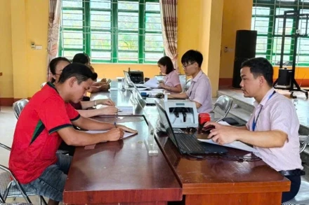 Điểm giao dịch của Phòng giao dịch Ngân hàng Chính sách xã hội Lục Yên.