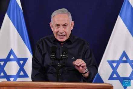 Thủ tướng Israel Benjamin Netanyahu. (Ảnh: Tân Hoa xã)