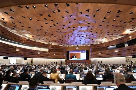 Hội nghị ILO lần thứ 113 diễn ra tại Thụy Sĩ. (Ảnh TÂN HOA XÃ)