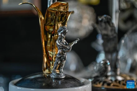 Một sản phẩm bạc thủ công tại Istanbul, Thổ Nhĩ Kỳ. (Ảnh: Xinhua)