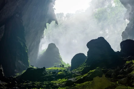 Vẻ đẹp của hang Sơn Đoòng. (Ảnh: TTXVN) 