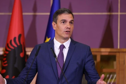 Thủ tướng Tây Ban Nha Pedro Sanchez. (Ảnh: Tân Hoa xã)