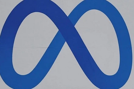 Biểu tượng của Meta. (Ảnh: TTXVN)