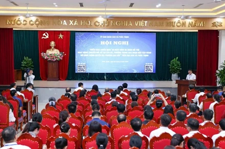 Quang cảnh hội nghị. (Ảnh: ĐẠI THẮNG)