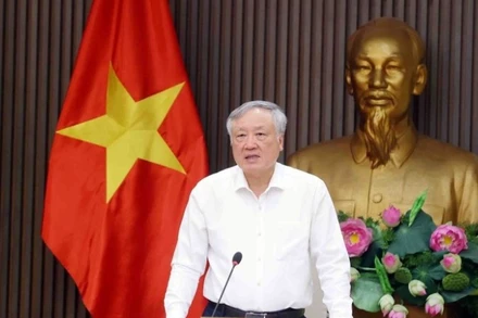 Phó Thủ tướng Thường trực Nguyễn Hòa Bình phát biểu. (Ảnh: Phạm Kiên/TTXVN)