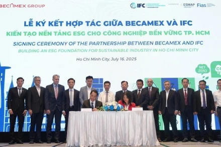 Ký kết hợp tác giữa Tập đoàn Becamex và IFC kiến tạo nền tảng ESG cho công nghiệp bền vững Thành phố Hồ Chí Minh. 
