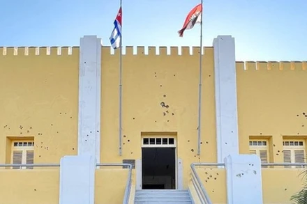Khu Di tích cách mạng Cuba-Pháo đài Moncada. (Ảnh: TTXVN)