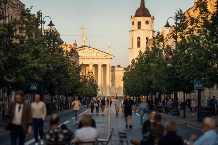 Nhiều người Việt Nam tại Litva kinh doanh trong các trung tâm thương mại tại thủ đô Vilnius.