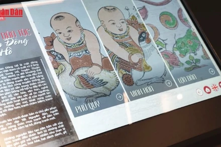 [Video] Tranh Đông Hồ sống động qua công nghệ 3D tại Bảo tàng Mỹ thuật Việt Nam