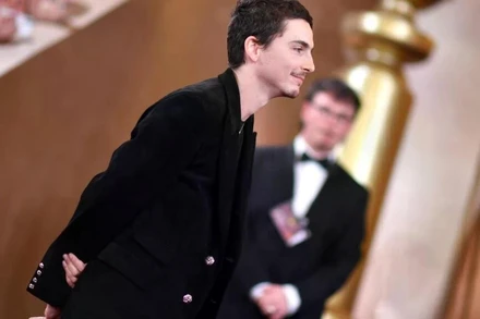Timothée Chalamet cuối cùng đã thắng giải Quả cầu Vàng đầu tiên trong sự nghiệp. (Nguồn: France24)