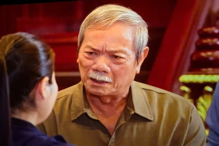 Nghệ sĩ Nhân dân Quốc Trị trong phim "Buông 2".