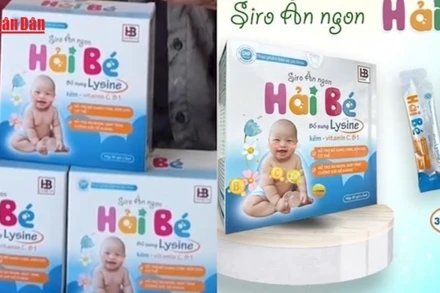 [Video] Bộ Y tế khuyến cáo không sử dụng Siro ăn ngon Hải Bé