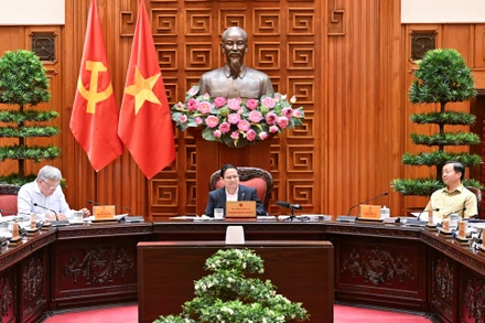 Thủ tướng Phạm Minh Chính chủ trì cuộc họp.