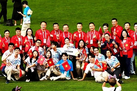 Đoàn Việt Nam xếp hạng 3 toàn đoàn, với 87 Huy chương vàng, 81 Huy chương bạc và 110 Huy chương đồng.