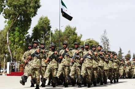 Lực lượng an ninh nội địa Syria. Ảnh: GETTYIMAGES