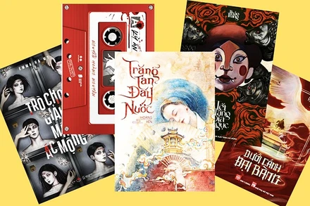 Một số tựa sách văn học trẻ bán chạy trong 3 năm qua.