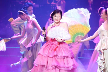 Nguyễn Gia Linh tại cuộc thi Tiếng hát Hà Nội 2025