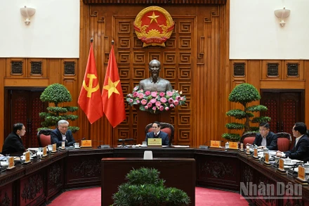 Thủ tướng Phạm Minh Chính chủ trì cuộc họp của Thường trực Chính phủ để thông qua các dự thảo báo cáo về các dự án điện hạt nhân