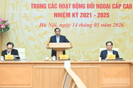 Thủ tướng Phạm Minh Chính chủ trì Hội nghị của Chính phủ tổng kết công tác đôn đốc, triển khai các cam kết, thỏa thuận trong các hoạt động đối ngoại cấp cao nhiệm kỳ 2021-2025.