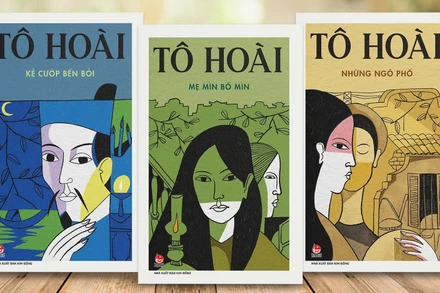 Ba tiểu thuyết “Kẻ cướp bến Bỏi”, “Mẹ mìn bố mìn” và “Những ngõ phố”. (Ảnh: Nhà xuất bản Kim Đồng)