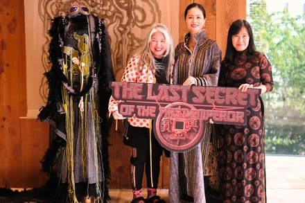 Diễn viên Đỗ Thị Hải Yến cùng Tổng Giám đốc BHD Ngô Thị Bích Hạnh và đại biểu dự Liên hoan phim quốc tế Busan. (Ảnh: BHD)