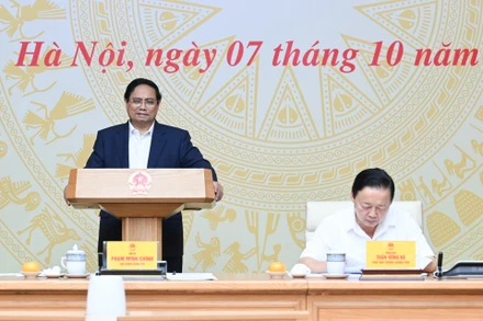 Thủ tướng Phạm Minh Chính chủ trì phiên họp.