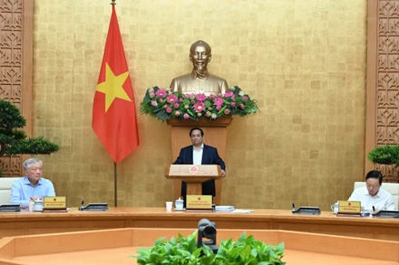 Thủ tướng Phạm Minh Chính chủ trì Phiên họp Chính phủ chuyên đề về xây dựng pháp luật tháng 8/2025.