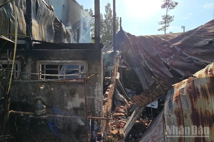 Hiện trường vụ cháy