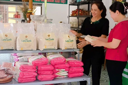 Giống lúa làng Giành đã được công nhận sản phẩm OCOP 3 sao.