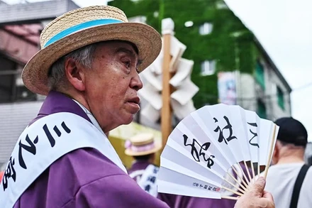 Nhật Bản đang trải qua đợt nắng nóng kỷ lục. Ảnh: AFP