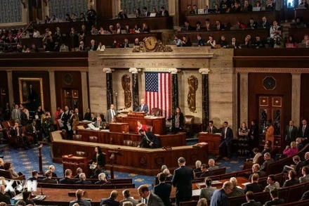 Quang cảnh một phiên họp Hạ viện Mỹ ở Washington, DC. (Ảnh minh họa: THX/TTXVN)