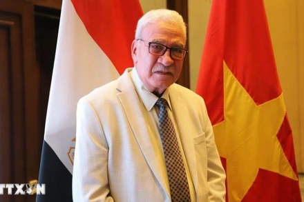 Tổng Bí thư Đảng Cộng sản Ai Cập Salah Adly Abdelhafiz. (Ảnh: Nguyễn Trường/TTXVN)