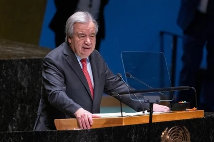 Tổng Thư ký Liên hợp quốc Antonio Guterres. (Ảnh: Tân Hoa Xã)