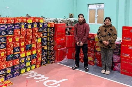 Phòng Cảnh sát hình sự Công an Hà Nội bắt giữ vụ mua bán hơn 6 tấn pháo nổ.