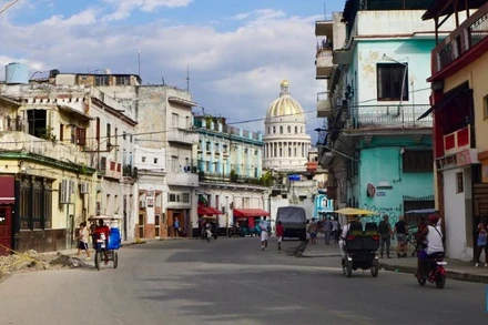Một góc Thủ đô La Habana của Cuba. (Ảnh: Xinhua)