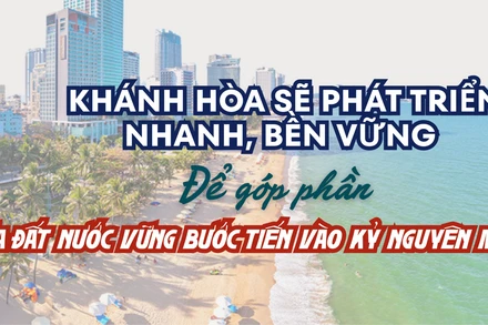 Khánh Hòa sẽ phát triển nhanh, bền vững để góp phần đưa đất nước vững bước tiến vào kỷ nguyên mới