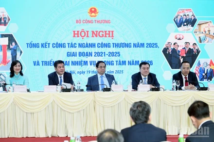 Thủ tướng Phạm Minh Chính dự Hội nghị tổng kết công tác ngành công Thương năm 2025 và triển khai nhiệm vụ trọng tâm năm 2026. 