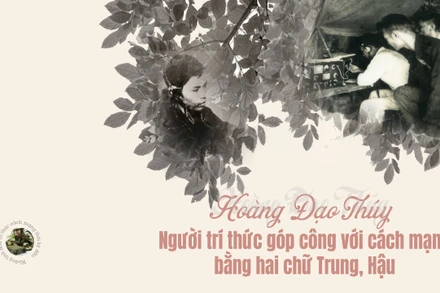 Hoàng Đạo Thúy - Người trí thức góp công với cách mạng bằng hai chữ Trung, Hậu