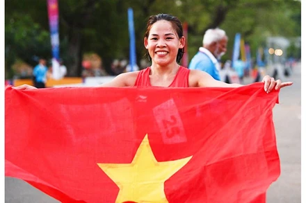 Vận động viên Nguyễn Thị Thanh Phúc.