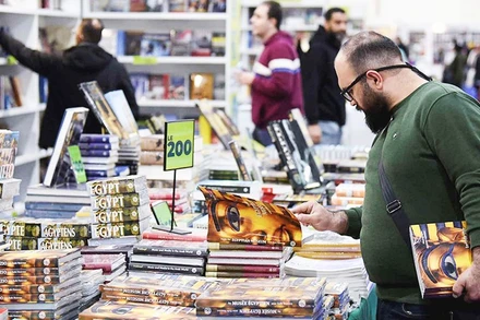 Hội chợ Sách quốc tế Cairo. Ảnh: GETTYIMAGES