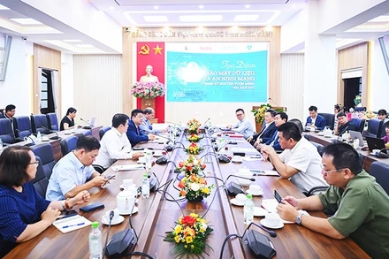 Tọa đàm “Bảo mật dữ liệu và an ninh mạng trong kỷ nguyên vươn mình của dân tộc” do Báo Nhân Dân tổ chức. Ảnh: THÀNH ĐẠT