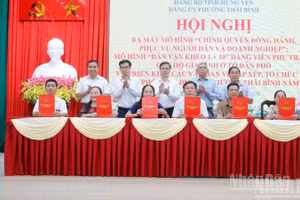 Mô hình "Dân vận khéo 1+10" được Đảng ủy phường Thái Bình triển khai bài bản, nhận được sự tham gia của các đảng viên.