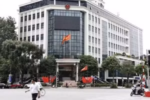 Trụ sở phường Ngọc Hà. (Ảnh: Lê Đông)