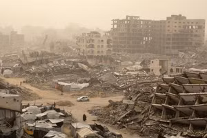 Quang cảnh tại thành phố Gaza. (Ảnh: THX/TTXVN)