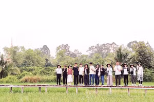 Không gian bảo tồn văn hóa lúa mùa của ông Việt.