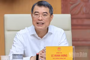 Thủ tướng Chính phủ Lê Minh Hưng chủ trì cuộc làm việc với Bộ Khoa học và Công nghệ. (Ảnh: VGP/Nhật Bắc)